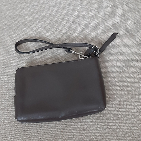Coach Brown Leather Wristlet - Picture 11 of 11